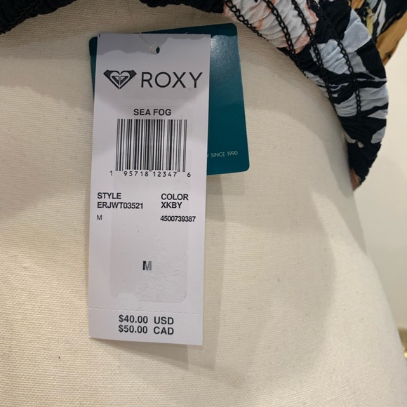 Roxy new with tags women’s cropped top size M - Picture 6 of 9